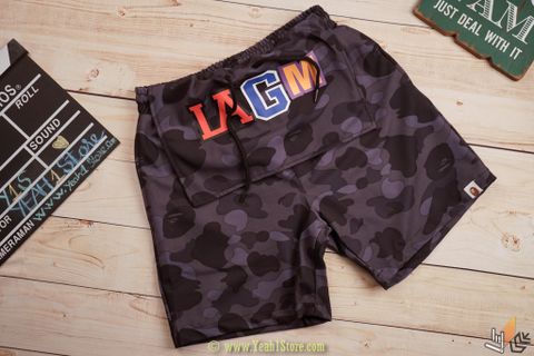  Quần Đùi BAPE LAGM Camo Short (HẾT HÀNG) 