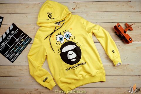  Hoodie AAPE X Bọt Biển 