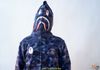 Jacket Bape Camo Shark Logo Paris