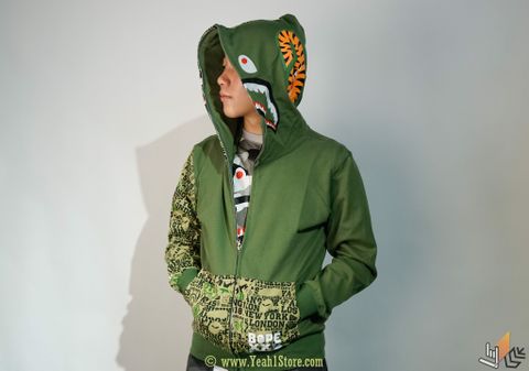  Jacket Bape XXV Shark Camo Full Zip 