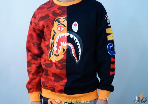  Sweater Bape Tiger Shark 