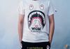 Bape Tee Shark WGM Black / White