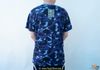 Bape Tee Zip Shark Camo Green / Blue