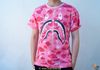 Bape Tee Zip Shark Camo Red / Pink