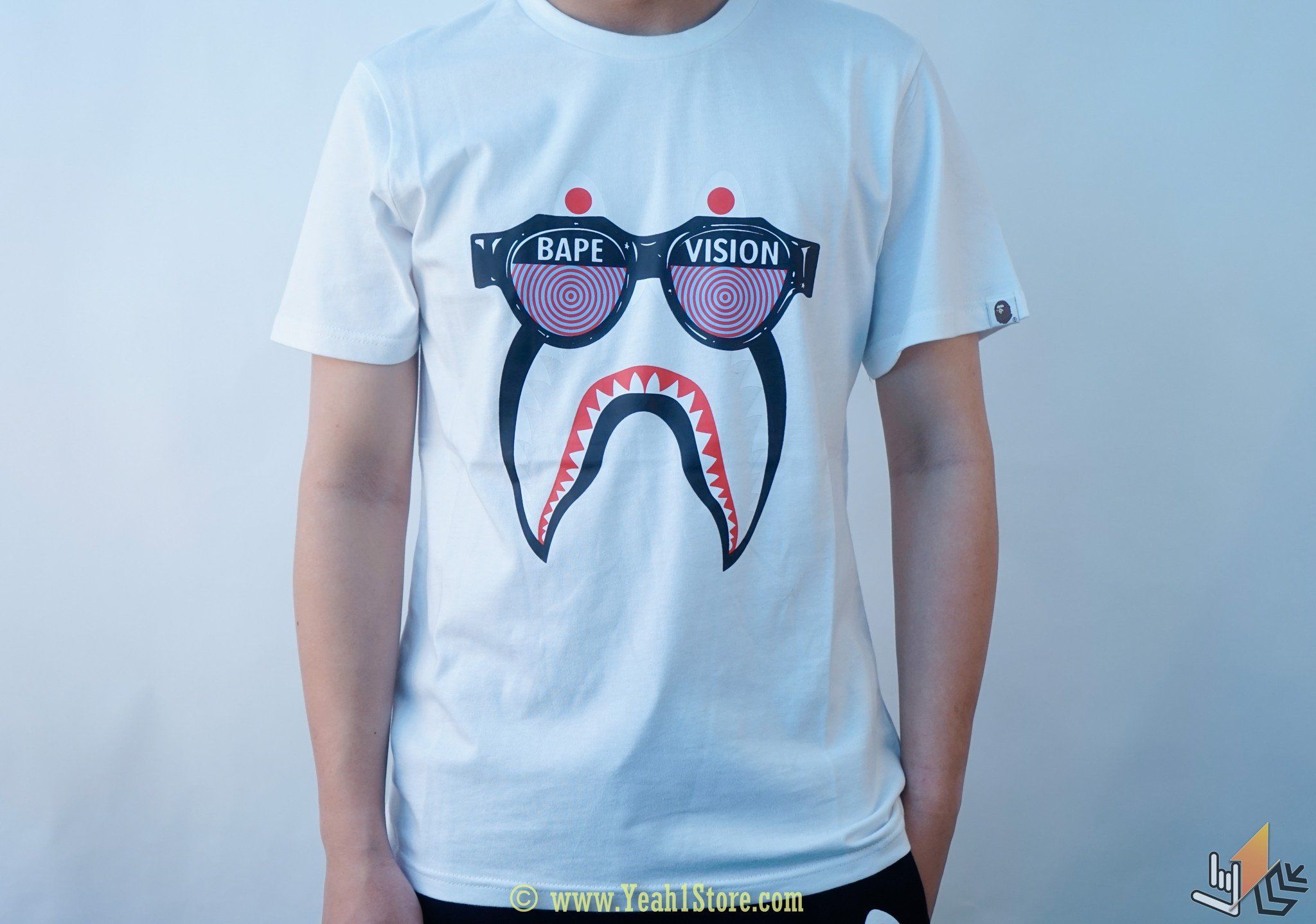 Bape Tee X-Ray Shark White