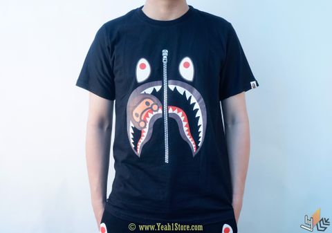  Bape Tee  Milo Shark Black / White 