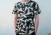 Bape Tee Chữ Thêu Black / Camo