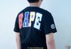 Bape Tee 2ND Ape Black / White