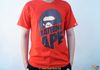 Bape Peek Big Ape Head Tee Black / Red