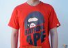 Bape Peek Big Ape Head Tee Black / Red