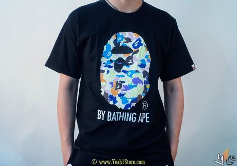  BAPE Multi Camo By Bathing Tee Black / White 