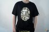 Bape Tee Desert Camo Big Ape Head Black / White