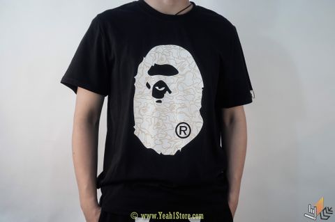  Bape Tee City Camo Black / White 