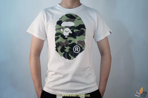  Bape Tee X Camo Aape Black / White 