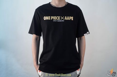  Bape Tee Aape X One Piece Logo Luffy 