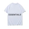 FEAR OF GOD ESSENTIALS 3M Logo Boxy T-Shirt Dark Heather Grey/Black/White(HẾT HÀNG)