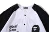 BAPE® WORLD GONE “MAD!!” BASEBALL SHIRT (HẾT HÀNG)