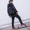 BAPE® SPACE CAMO HOODIE JACKET BLACK/WHITE