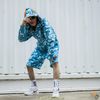 BAPE® MOBKEY CAMO SHARK BLUE/YELLOW FULL SET