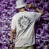 CHROME HEARTS HALF SLEEVE T-SHIRT HORSESHOE BLACK/WHITE