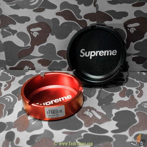  GẠT TÀN NHÔM SUPREME - BLACK/RED (HẾT HÀNG) 