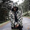 BAPE® WIND STOPPER 1ST CAMK GREEN SHARK DOWN JACKET