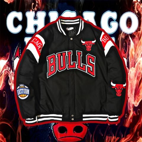  CHICAGO BULLS VARSITY JACKET (BEST VERSION) 