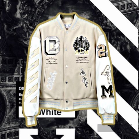  Off - White™ x AC Milan Varsity Jacket (BEST VERSION) (HẾT HÀNG) 