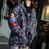 BAPE® Space Camo Shark M-65 Jacket Black