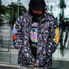 BAPE® Space Camo Shark M-65 Jacket Black