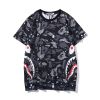 BAPE SPACE CAMO DOUBLE SHARK TEE (HẾT HÀNG)