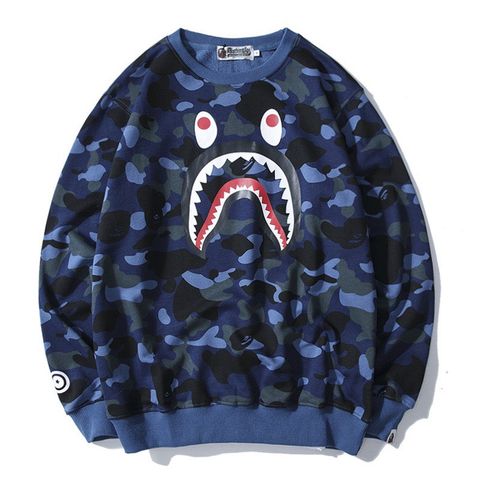  BAPE SWEATER CAMO SHARK WGM 