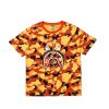 Bape® 1st Camo Shark Tee Orange (HẾT HÀNG)