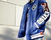 EVISU BOMBER JACKET BLUE