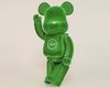 BEARBRICK FRAGMENT DESIGN x THE PARK-ING GINZA 400% GREEN