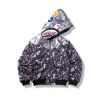 BAPE SHARK HEAR TIGER CAMO GOLDEN/SILVER STARRY SKY HOODED COAT (HẾT HÀNG)