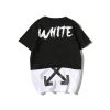 OFF-WHITE TOPS TEE SHIRT RELIGIOUS OIL PRINTING LOOSE COUPLE TEES (HẾT HÀNG)