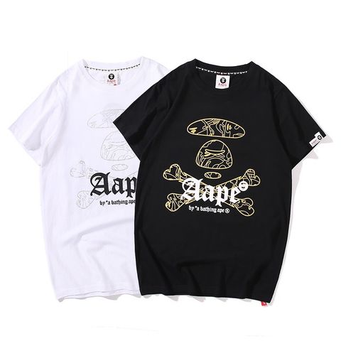  AAPE BY BATHING APE TEE WHITE/BLACK (HẾT HÀNG) 