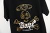 AAPE BY BATHING APE TEE WHITE/BLACK (HẾT HÀNG)