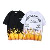 PALM ANGELS FIRESTARTER CLASSIC T-SHIRTS(HẾT ĐEN)