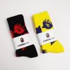 BAPE FIRE PATTERN SOCKS YELLOW/BLACK