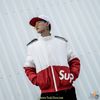 SUPREME BOMBER WHITE/RED (HẾT HÀNG)