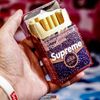 SUPREME CIGARETTE CASE 01 - HỘP ĐỰNG THUỐC LÁ TRONG KIM TUYẾN SUPREME(HẾT HÀNG)