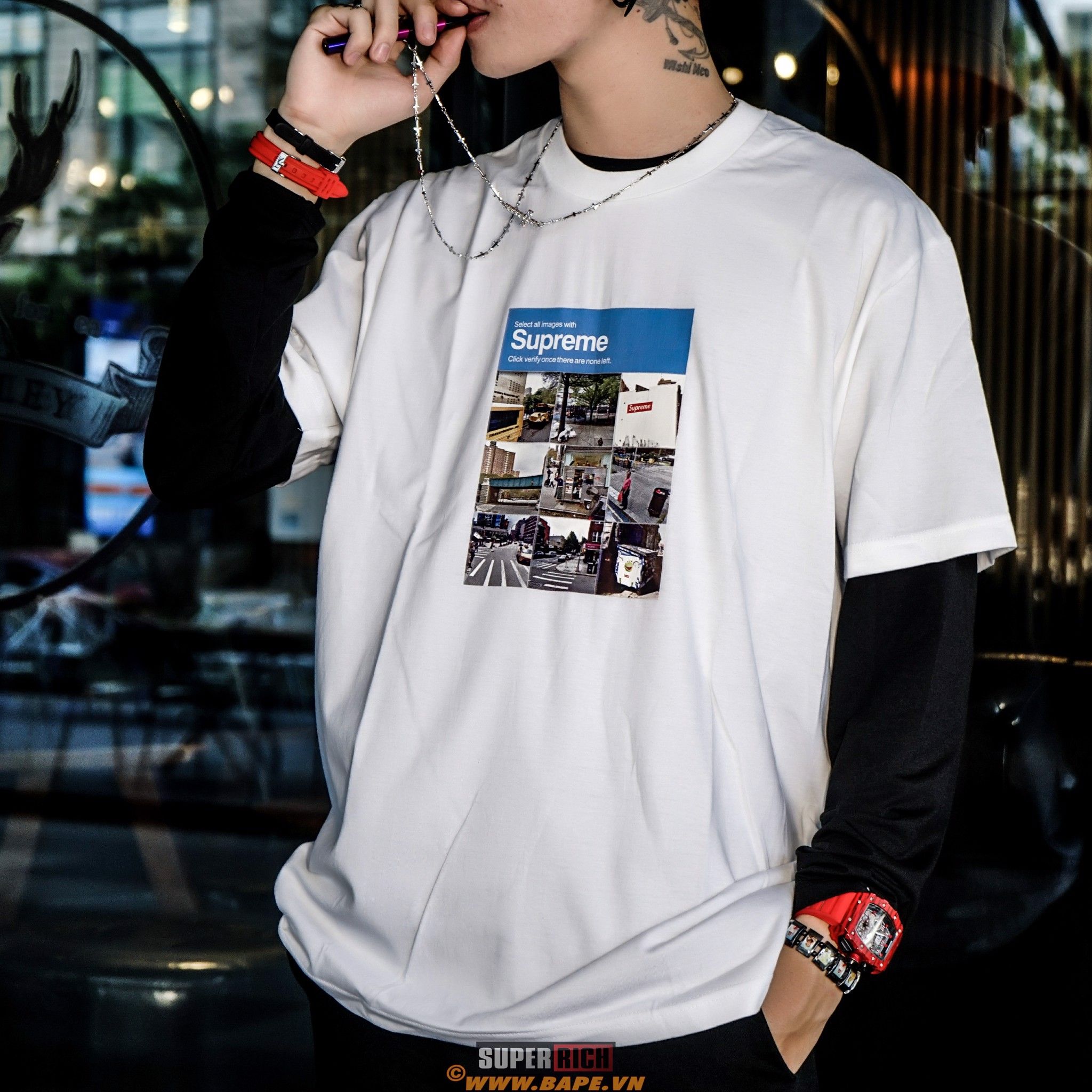 シュプリーム　supreme Ｔシャツ L