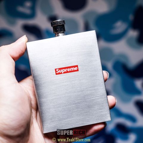  Supreme Stainless Steel Flask - Bình Rượu Mini Supreme 02 (HẾT HÀNG) 