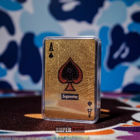  Supreme Gold Foil Playing Cards Gold - BỘ BÀI 52 LÁ SUPREME 