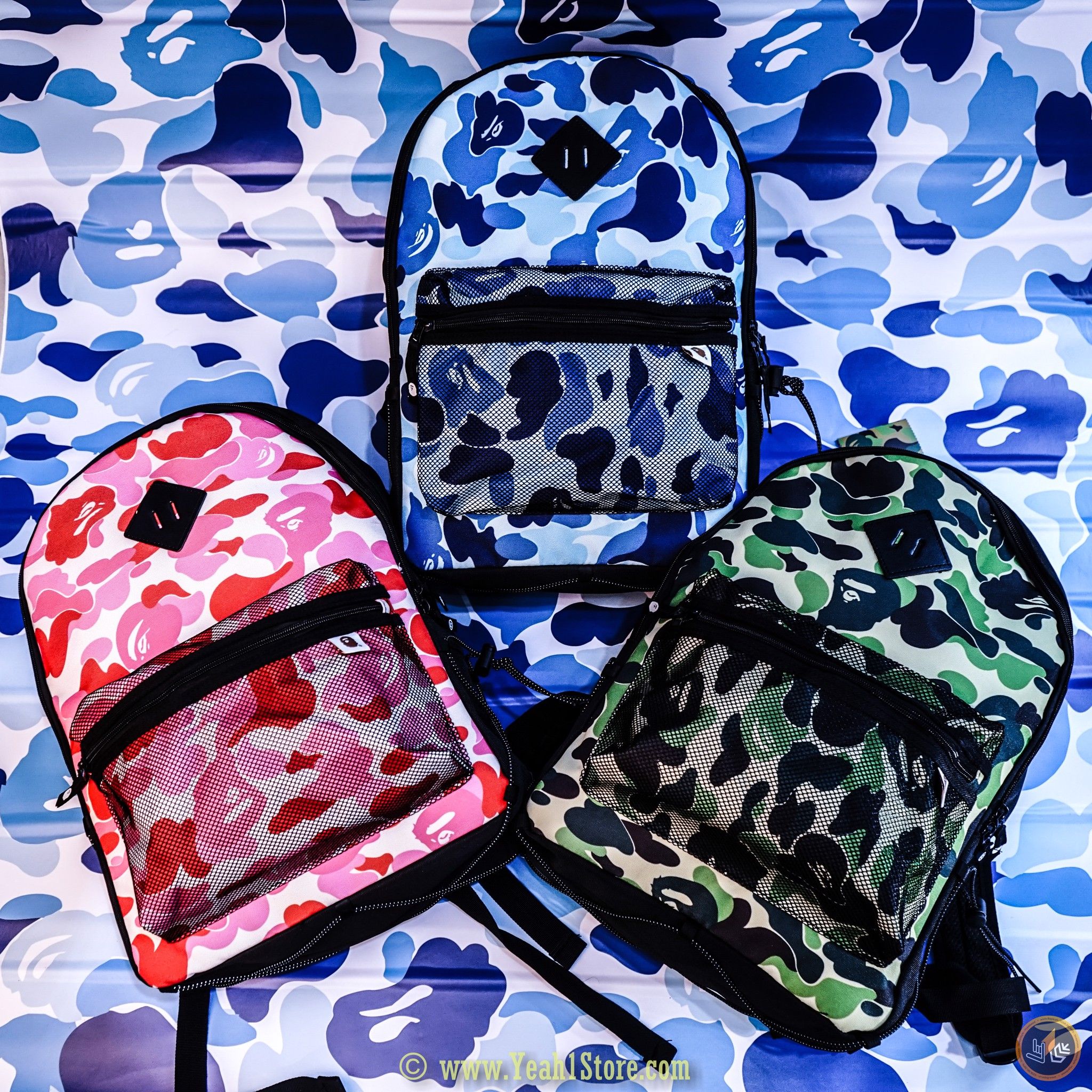 BAPE® ABC Camo Bungee Cord Day Pack (HẾT HÀNG)