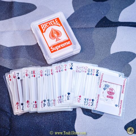  Supreme Bicycle Playing Cards - BÀI SUPREME TRONG SUỐT 