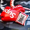 SUPREME EVERLAST BOXING GLOVES RED - Găng Tay Boxing Supreme