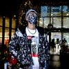 BAPE® SHARK HEAR TIGER CAMO GOLDEN/SILVER STARRY SKY HOODED COAT(HẾT HÀNG)